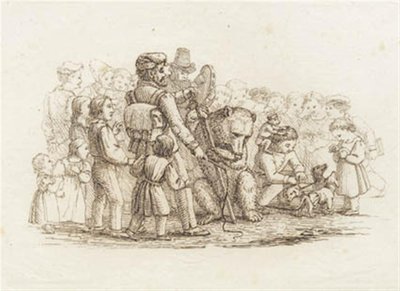 Illustration till "Halvhundra fabler för barn" av Hey av Martinus Rørbye