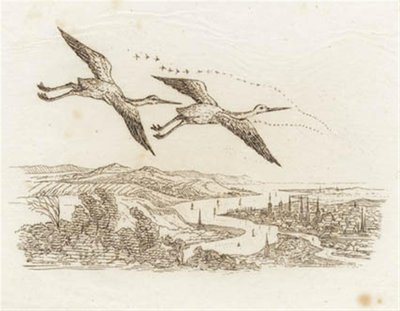 Illustration till "Halvhundra fabler för barn" av Hey av Martinus Rørbye