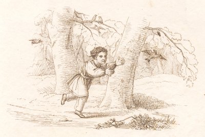 Illustration till "Halvhundra fabler för barn" av Hey av Martinus Rørbye