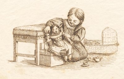 Illustration till "Halvhundra fabler för barn" av Hey av Martinus Rørbye