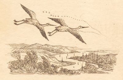 Illustration till "Halvhundra fabler för barn" av Hey av Martinus Rørbye