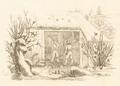 Illustration till "Halvhundra fabler för barn" av Hey av Martinus Rørbye