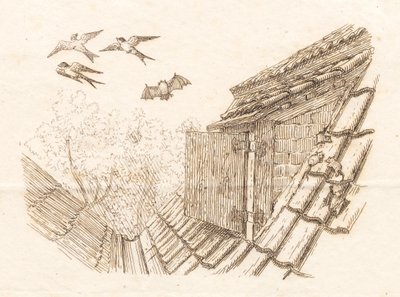 Illustration till "Halvhundra fabler för barn" av Hey av Martinus Rørbye