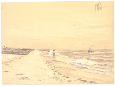 En del av Sønderstrand, Skagen av Martinus Rørbye