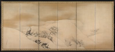 Vinterdagen, 1784. av Maruyama Okyo
