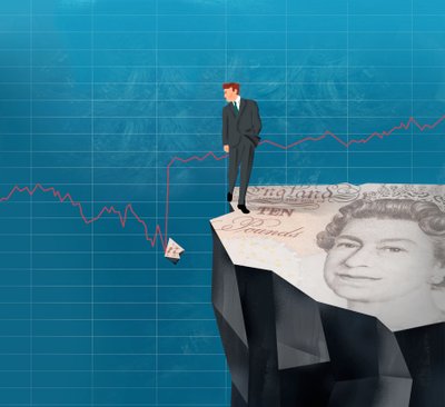 Finanspolitiskt stup, 2010 (digital) av Mary Ann Smith