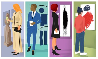 Gallery People, 2016 (digital) av Mary Ann Smith