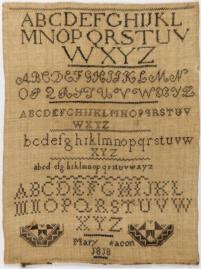 Sampler av Mary Beacon