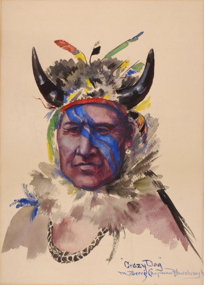 Crazy Dog, sent 1800-tidigt 1900-tal. av Mary Berri Chapman Hansbrough