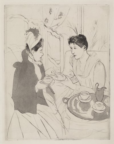 Afternoon Tea Party av Mary Cassatt