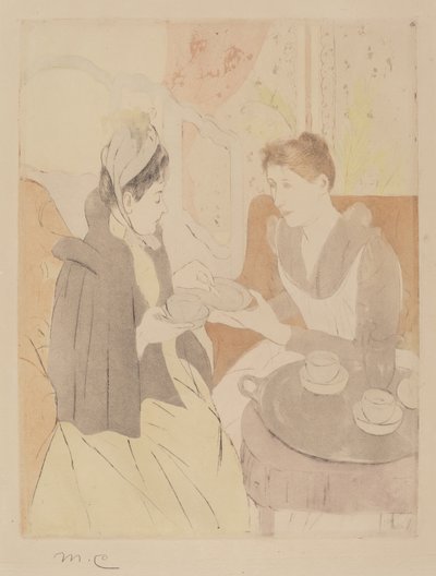 Afternoon Tea Party av Mary Cassatt