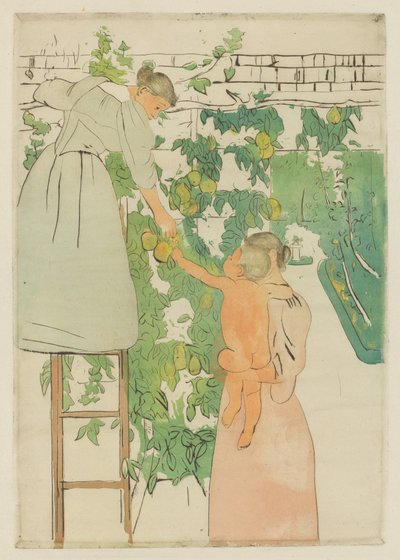 Samla frukt av Mary Cassatt