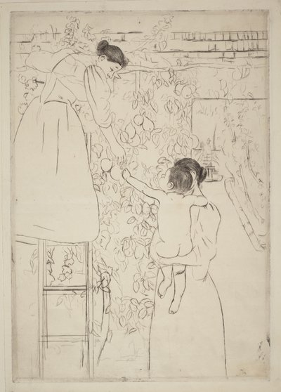 Fruktskörd av Mary Cassatt