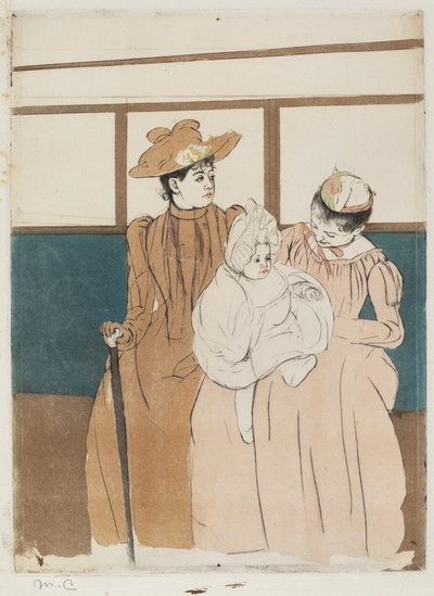 I Omnibus av Mary Cassatt