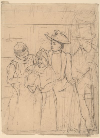 I Omnibus av Mary Cassatt