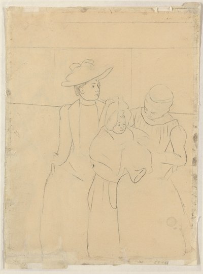 I omnibus [verso] av Mary Cassatt
