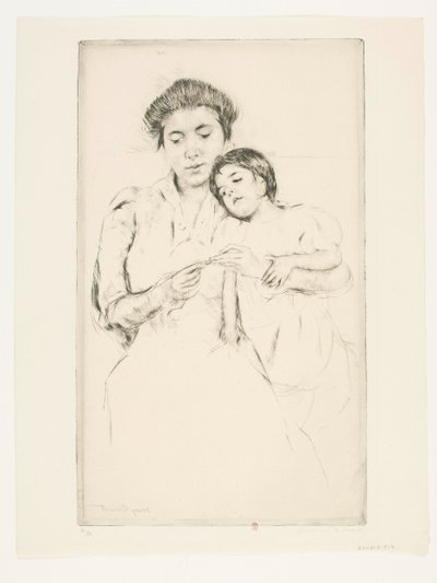 Virkningslektion av Mary Cassatt