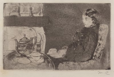 Lydia på Afternoon Tea av Mary Cassatt