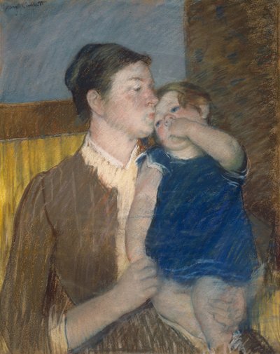 Mors godnattkyss av Mary Cassatt