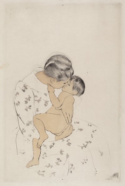 Mammas kyss av Mary Cassatt