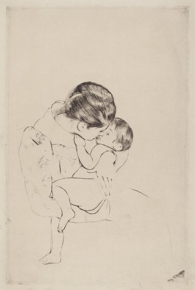Mammas kyss av Mary Cassatt