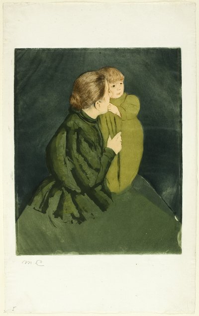 Bondemor och barn av Mary Cassatt