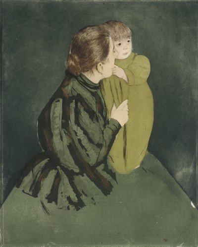 Bondkvinna med barn av Mary Cassatt