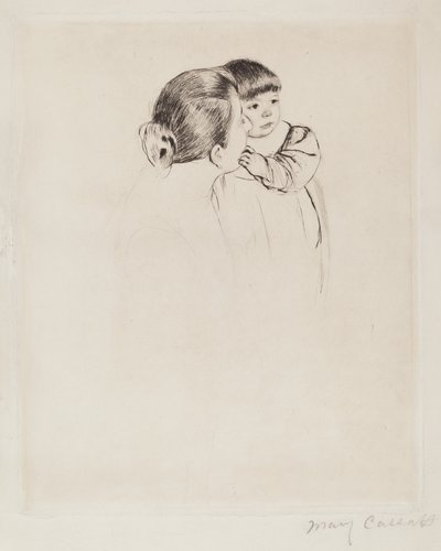 Bondemor och barn, ca. 1894. av Mary Cassatt