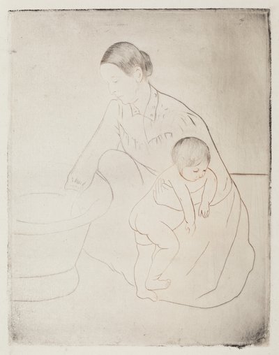 Badet av Mary Cassatt