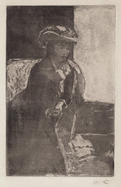 Hörn av soffan nr 3, c. 1879. av Mary Cassatt