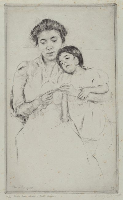 Virkningslektionen av Mary Cassatt