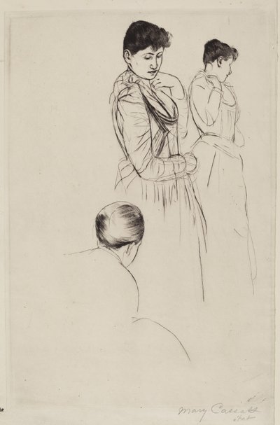 Beslaget, 1890-1891. av Mary Cassatt