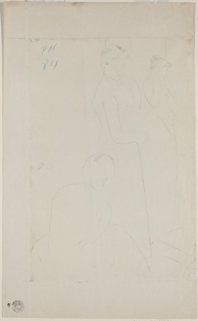 Anpassningen [verso] av Mary Cassatt