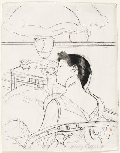 Lampan, 1890-1891. av Mary Cassatt