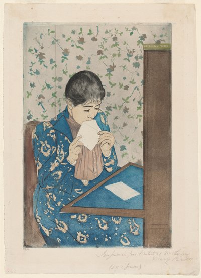Brevet av Mary Cassatt