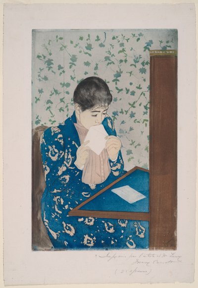 Brevet av Mary Cassatt