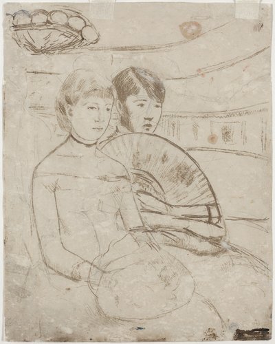 The Loge [verso], 1882. av Mary Cassatt