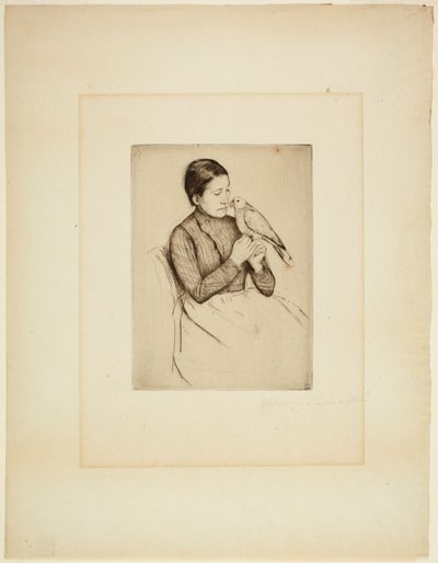 Papegojan av Mary Cassatt