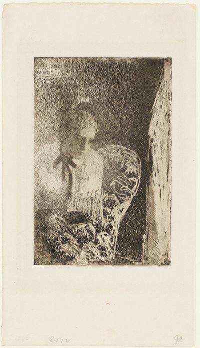 Väntar av Mary Cassatt