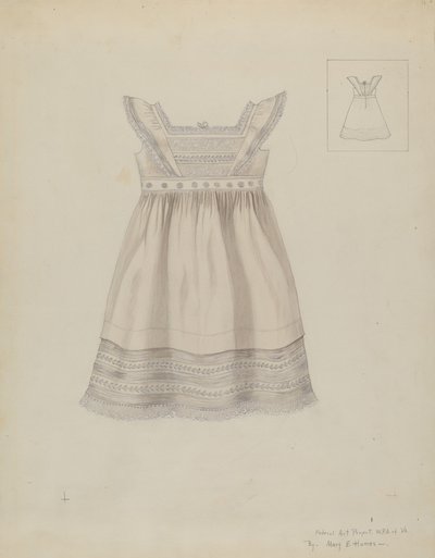 Barnklänning, ca. 1937. av Mary E Humes