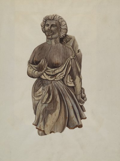 Galjonsfigur Martha, ca. 1938. av Mary E Humes