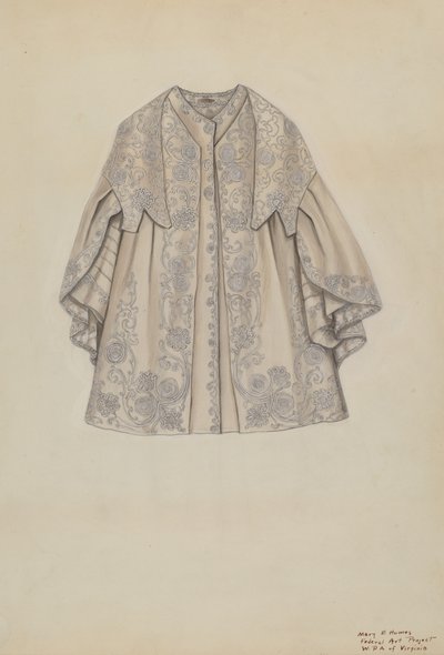 Operamantel, ca. 1938. av Mary E Humes