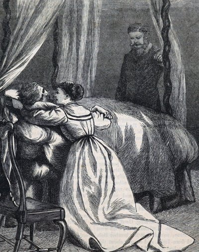 En dotter vid sin fars dödsbädd av Mary Ellen Edwards
