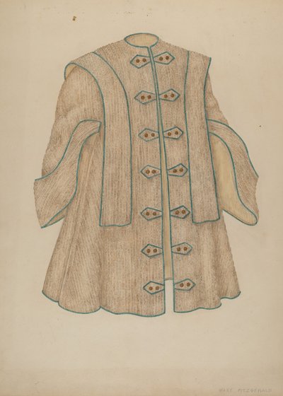 Aftonkappa, ca. 1940. av Mary Fitzgerald