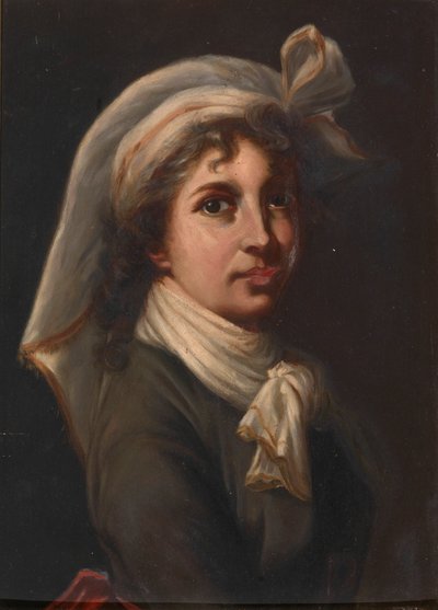 Porträtt av en flicka. av Mary Henry