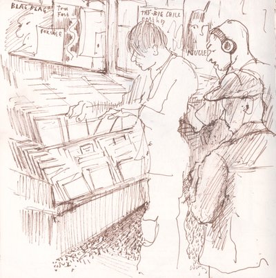 Rough Trade, 2006 (penna och bläck) av Mary Kuper