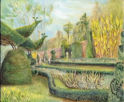 Den långa trädgården, Cliveden: Topiary av Mary Kuper