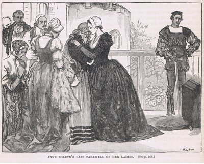 Anne Boleyns sista farväl till sina damer av Mary L. Gow