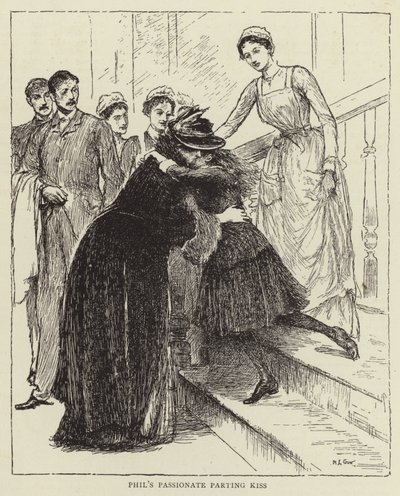 Illustration till Honnor Mortens berättelse om en sjuksköterska av Mary L. Gow