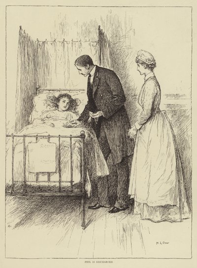 Illustration till The Story of a Nurse, av Honnor Morten av Mary L. Gow